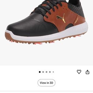 Puma Men's Black and Brown Athletic Shoes